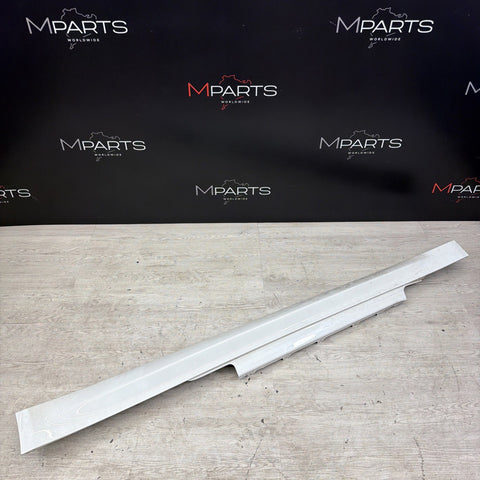 15-20 OEM BMW F82 F83 M4 Left Driver Side Skirt Rocker Panel Alpine White