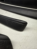08-13 BMW E92 E93 M3 Interior Trim Set Carbon Leather OEM *Missing 1 Front Door