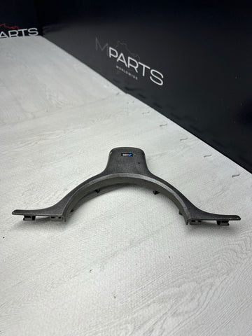 OEM 01-06 BMW E46 M3 Lower Steering Wheel Trim Cover Plate Titan Shadow Grey