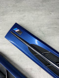 1998-2002 BMW Z3M FRONT FENDER HOOD VENTS GRILLES OEM 51132492960 ESTORIL BLUE