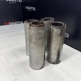 08-13 OEM BMW E92 E93 M3 S65 Rear Exhaust Quad Muffler Tips (4)
