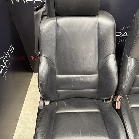 01-06 BMW E46 M3 Convertible Interior Front Heated Seats Black *Notes*