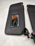 1999-2003 BMW M5 E39 Sun Visor Black Nappa Leather Stitched Left & Right SET
