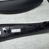 BMW F80 F82 F83 M3 M4 15-20 PAIR DOOR PANEL PULL HANDLES LEATHER BLACK SET OEM