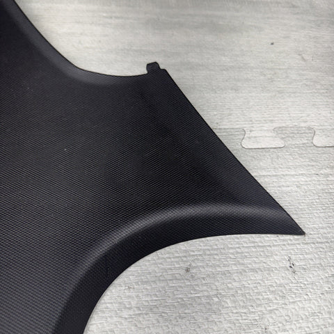 BMW E90 M3 08-11 Sedan Rear Windshield Upper C Pillar Cover Trims Set Black OEM
