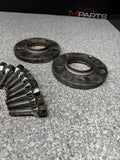 15MM Spacers + Extended Bolts PAIR 5x120 BMW E SERIES