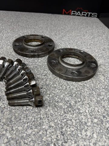 15MM Spacers + Extended Bolts PAIR 5x120 BMW E SERIES