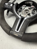BMW CS Alcantara Steering Wheel Complete 15-20 F80 F82 F30 F32 M3 M4