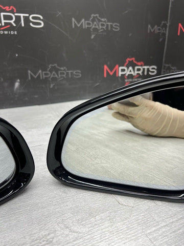 2015-2020 BMW F82 F83 M4 Door Mirrors Auto Dim Sapphire Black Pair