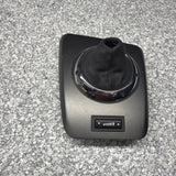 01-06 BMW E46 M3 Center Dome SMG Shift Plate Titan Shadow Grey