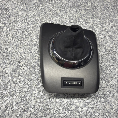 01-06 BMW E46 M3 Center Dome SMG Shift Plate Titan Shadow Grey