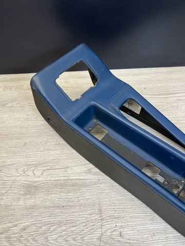 BMW E36 Z3M Z3 M Center Console Leather Panel OEM Estoril Blue