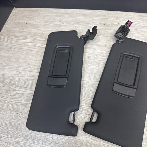 BMW G80 M3 2021-25 Front Set Right & Left Side Sun Visors OEM BLACK