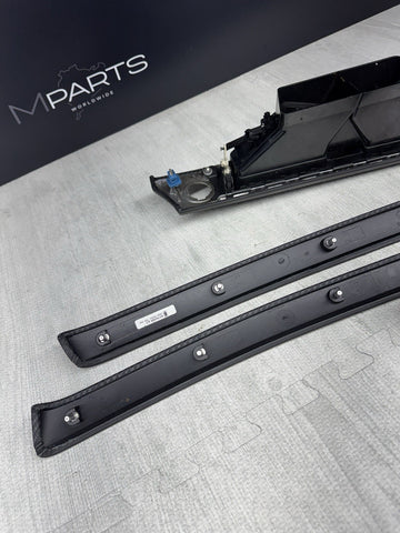 08-13 BMW E92 E93 M3 Interior Trim Set Carbon Leather OEM Genuine *Notes*