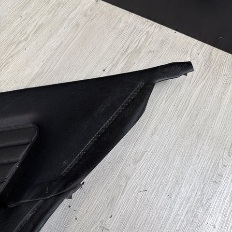 BMW E30 Coupe Right Side Rear Interior Door Card Panel Black 51431961290 *Notes*