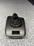 01-06 BMW E46 M3 Center Dome SMG Shift Plate Titan Shadow Grey