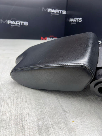 94-99 BMW E36 M3 Center Console Armrest Arm Rest Black Leather