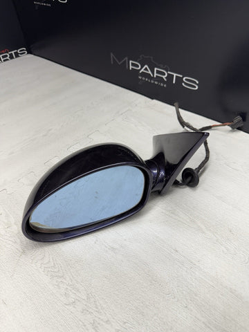 01-06 BMW E46 M3 Left Driver Side View Mirror Twilight Purple *Inner Bracket