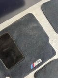 Genuine 01-06 BMW E46 M3 Coupe Carpets Floor Mats Black Front