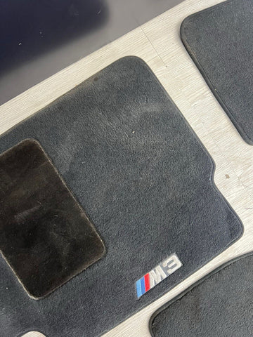 Genuine 01-06 BMW E46 M3 Coupe Carpets Floor Mats Black Front