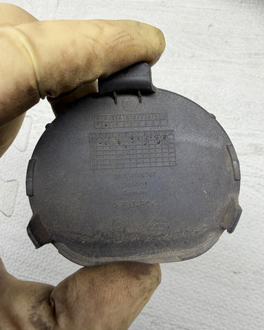 2008–2013 BMW 3 Series E92/E93 Rear Bumper Tow Hook Eye Cover Black OEM 7900767