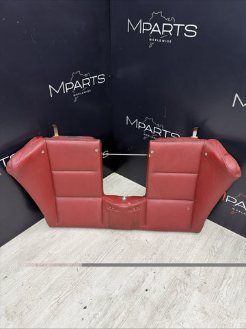 BMW 01-06 E46 M3 Convertible Rear Seat Back Rest Imola Red Leather Backrest