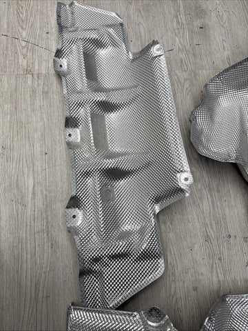 21-26 OEM BMW G80 M3 Sedan Rear Exhaust Heat Shield Shields Cover Panels