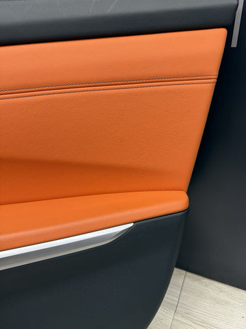 BMW 21-26 G80 M3 Front Right Kyalami Orange Leather Door Panel