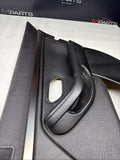 99-03 OEM BMW E39 M5 Rear Right Passenger Door Panel  Leather Black *Notes*