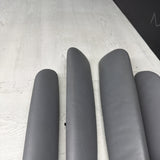 01-06 BMW OEM E46 M3 Coupe Trim Armrest Pads Set Gray Grey 8238622 *Notes*