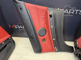 07-13 BMW E93 335 Convertible Original Coral Red Interior Seats Complete