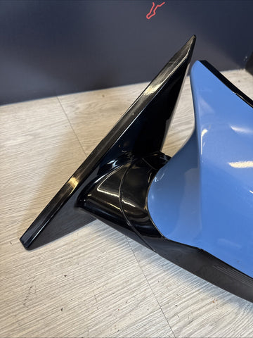 15-20 BMW F82 F83 M4 LEFT MIRROR / NO CAMERA / NO LANE ASSIST / YAS MARINA BLUE