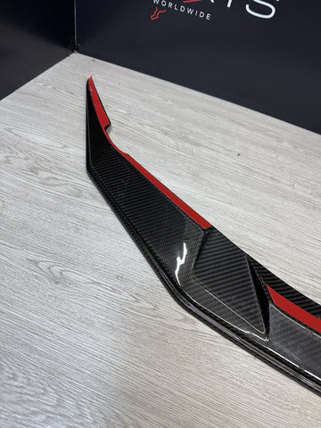(PICKUP ONLY) 20-24 BMW F90 M5 PRE LCI CARBON FIBER FRONT BUMPER LIP RWCARBON