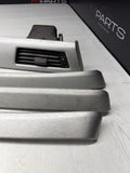 08-13 OEM BMW E92 E93 M3 Brushed Aluminum Interior Trim Dash Panels Set *Tabs