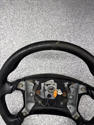 95-99 BMW E36 M3 Steering Wheel Black 4 Spoke