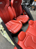 15-20 BMW F82 M4 Coupe Front & Back Seats Cushion Sahkir Orange Leather