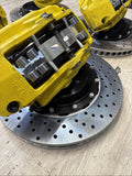 AS IS Set 01-06 BMW E46 M3 BREMBO Big Brake Kit Yellow Calipers Rotors Plug Play