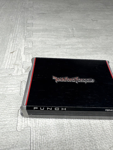 Rockford Fosgate PBR400X4D Punch Series 400W Class-D 4-Channel Amplifier