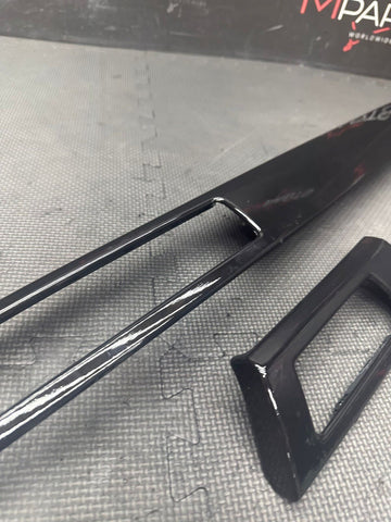 07-13 OEM BMW E92 E93 335 M3 Wrapped Black Interior Trim Dash Panels