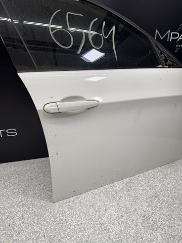 (PICKUP ONLY) 08-11 BMW E90 335 M3 Sedan Front Right Passenger Door Alpine White