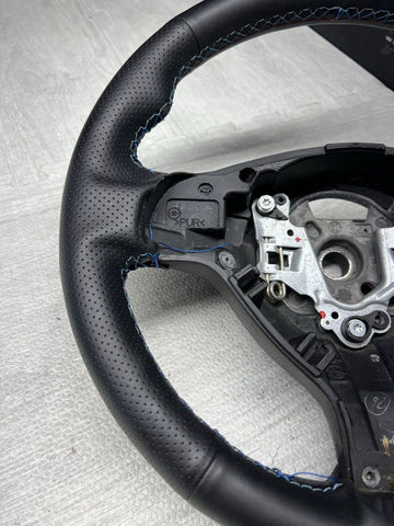 REWRAPPED Perforated BMW Steering Wheel 01-06 E46 M3 Stock MANUAL 32342282020