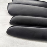 01-06 BMW OEM E46 M3 Coupe Trim Armrest Pads Set Black 8238622 *Notes*