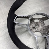 PORSCHE 991 GT3 991.2 GT 3 RS 997.2 BLK LEATHER PDK SHIFT STERRING WHEEL RED TOP