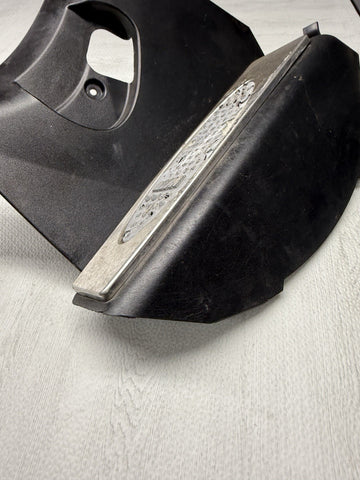 01-06 BMW E46 M3 BLACK DEAD PEDAL KICK PANEL COVER 7902400 *Damage