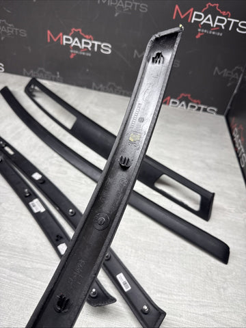 08-13 BMW E92 E93 M3 Interior Trim Set Carbon Leather OEM Genuine *4 Broken Tabs