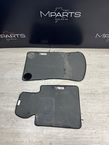 Genuine 01-06 BMW E46 M3 Coupe Carpets Floor Mats Black Front