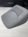 00-06 BMW E46 325 M3 COUPE FRONT SEAT BACK REST STORAGE PANEL OEM DOVE GREY