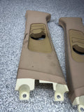99-06 BMW E46 Sedan Passenger Right Driver Left B pillar Set Pair Trim Frame OEM