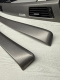 09-13 OEM BMW E92 E93 335is Dash Glacier Silver Aluminum Interior Trim Set