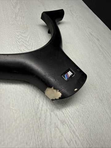 OEM 01-06 BMW E46 M3 Lower Steering Wheel Trim Cover Plate Black